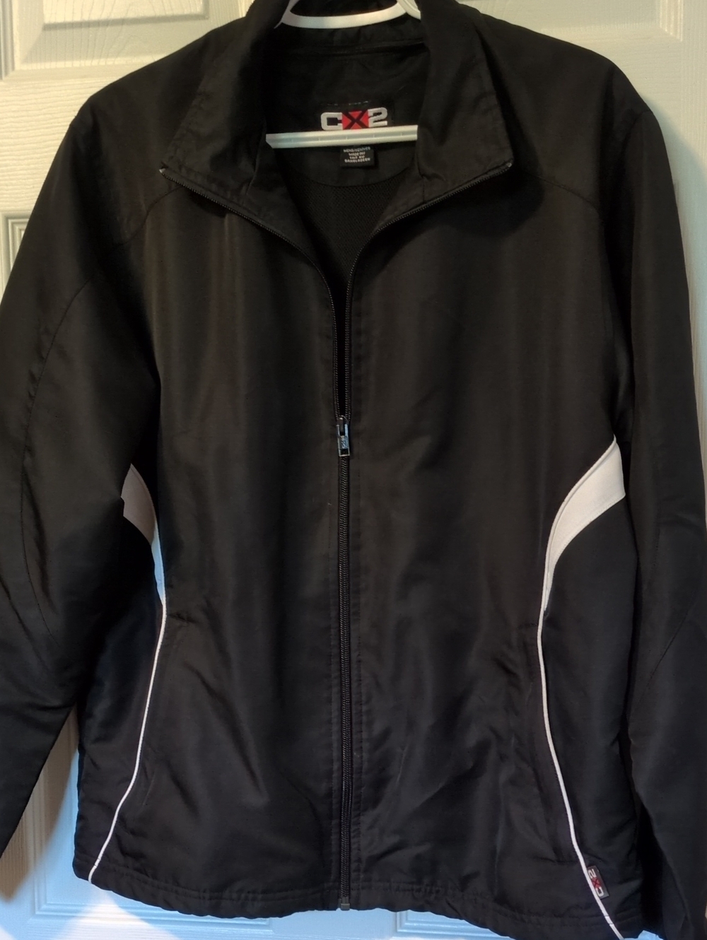 CX2 Black Jacket with White Side Panels